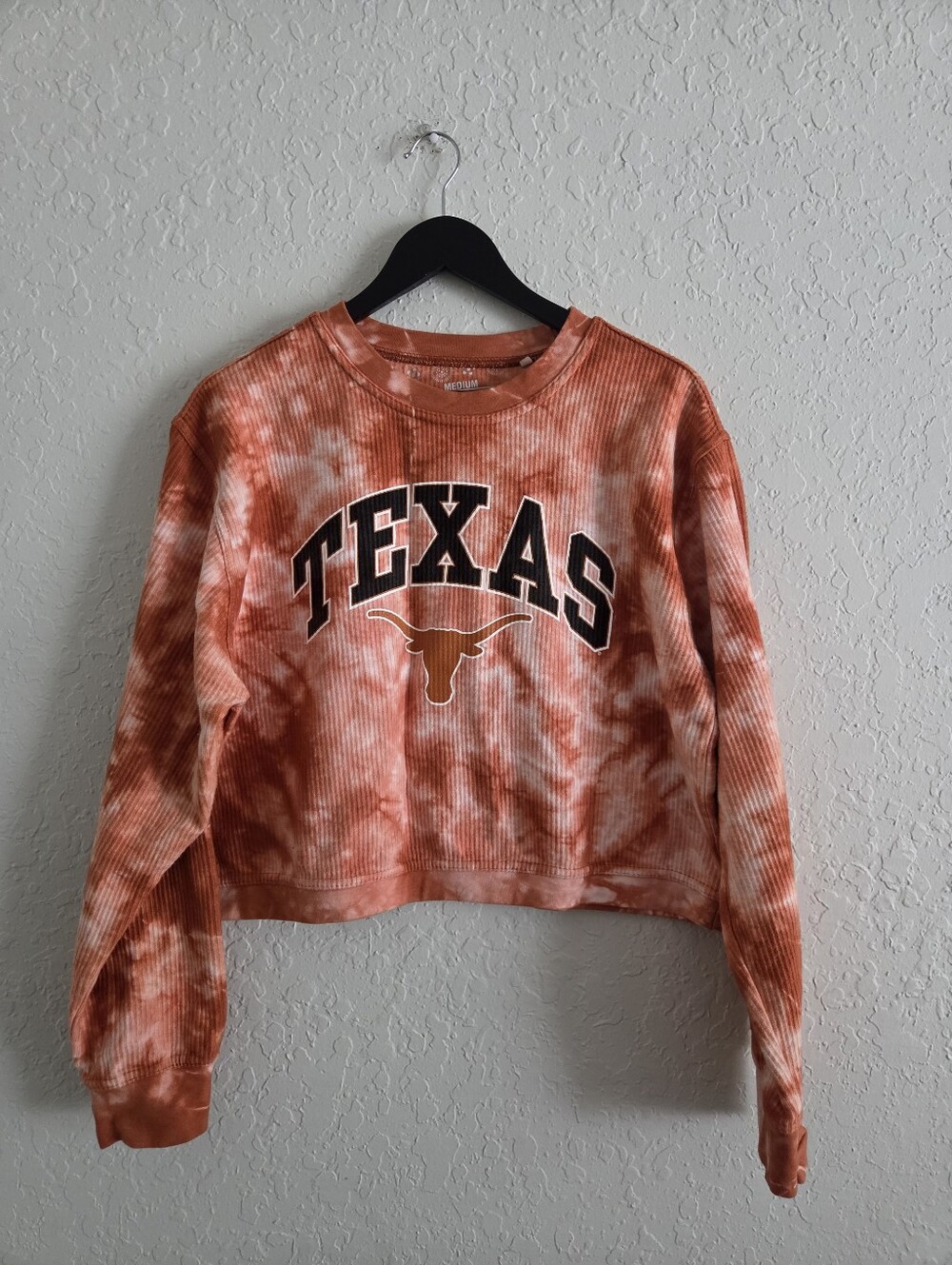 Pressbox University Of Texas UT Longhorns Crop Long Sleeve Top